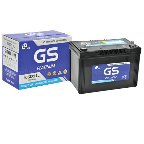 ẮC QUY GS MF105D31L (12V-90Ah)