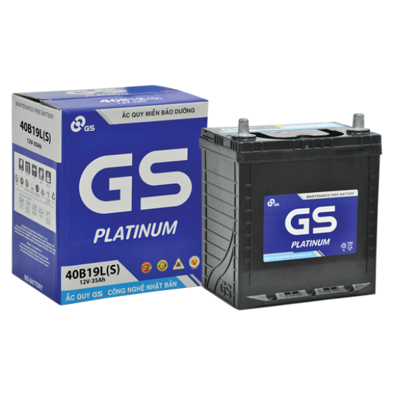 ẮC QUY GS MF 40B19LS (12V-35Ah)
