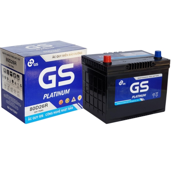 ẮC QUY GS MF80D26R (12V-70Ah)