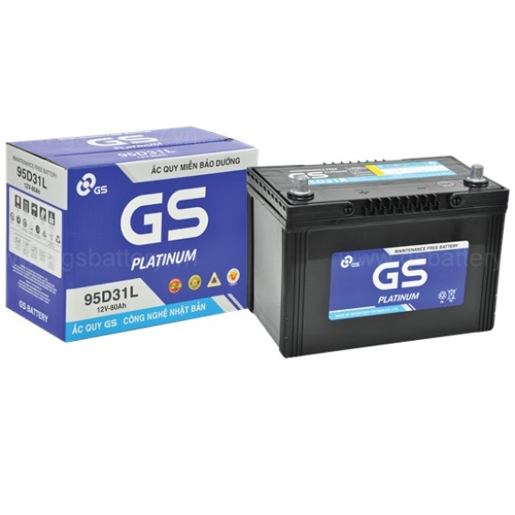 ẮC QUY GS MF95D31L (12V-80Ah)