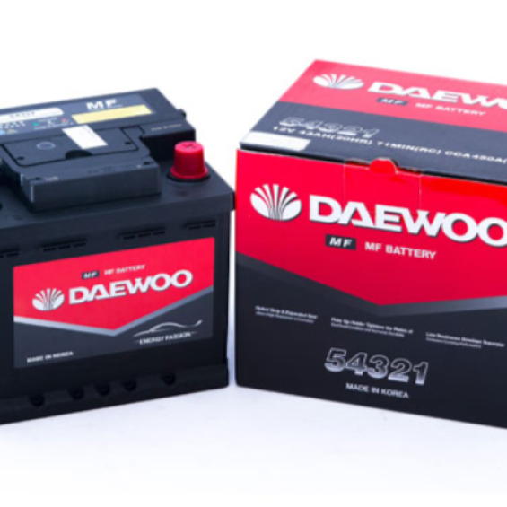 ẮC QUY Ô TÔ DAEWOO DIN 54321 (12V - 43AH)