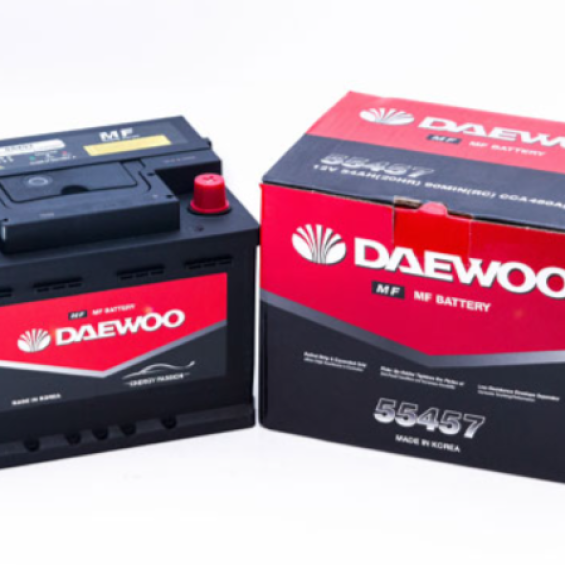 ẮC QUY Ô TÔ DAEWOO DIN 55457 (12V - 54AH)