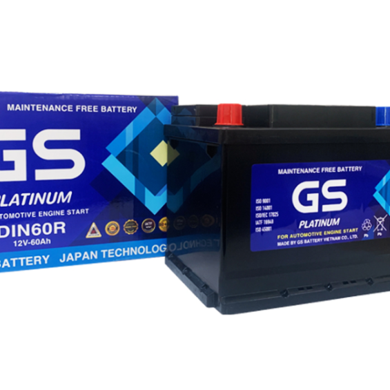 ẮC QUY GS MFDIN 60R(12V-60Ah)