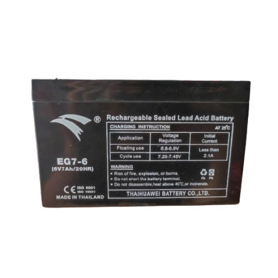 ẮC QUY UPS EAGLE EG EG7-6 (6V-7AH)