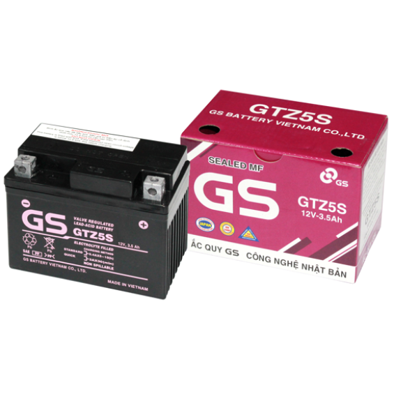 ẮC QUY XE MÁY GS GTZ5S (12V-3.5AH)