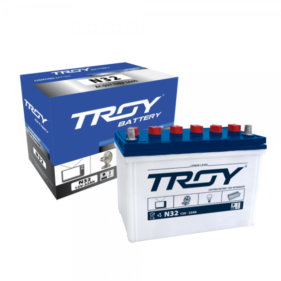 ẮC QUY DÂN DỤNG TROY N32 - 2 CỌC ( 12V-32AH)