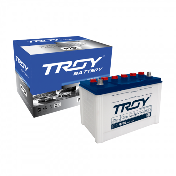 ẮC QUY Ô TÔ NƯỚC TROY N70L ( 12V-70AH)