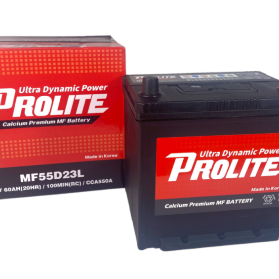 ẮC QUY Ô TÔ PROLITE 55D23L (12V - 60AH)