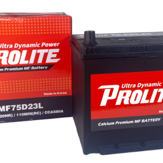 ẮC QUY Ô TÔ PROLITE 75D23L (12V - 65AH)