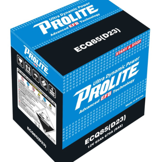 ẮC QUY Ô TÔ PROLITE ECQ85 (12V - 65AH)