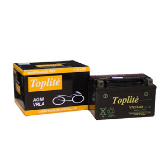 ẮC QUY XE MÁY TOPLITE YTX7A-BS ( 12V-7AH)