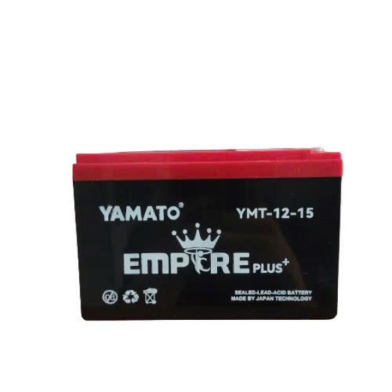 ẮC QUY XE ĐẠP ĐIỆN YAMATO PLUS 15 (12V-15AH)
