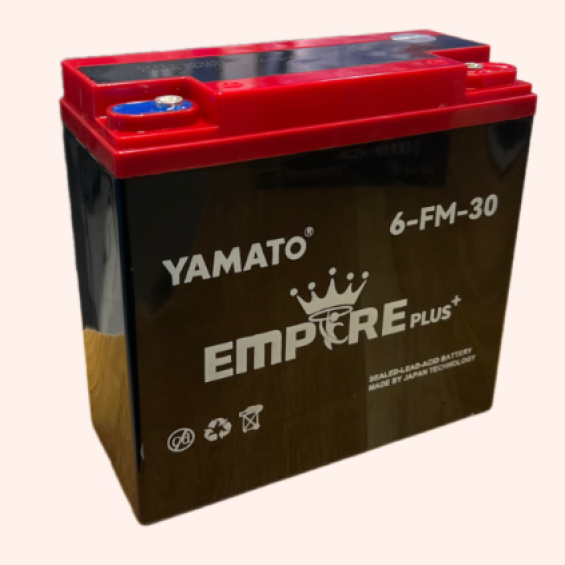 ẮC QUY XE MÁY ĐIỆN YAMATO PLUS 30 (12V-30AH)