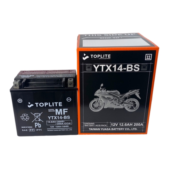 ẮC QUY MOTOR TOPLITE YTX14-BS (12V-12AH)